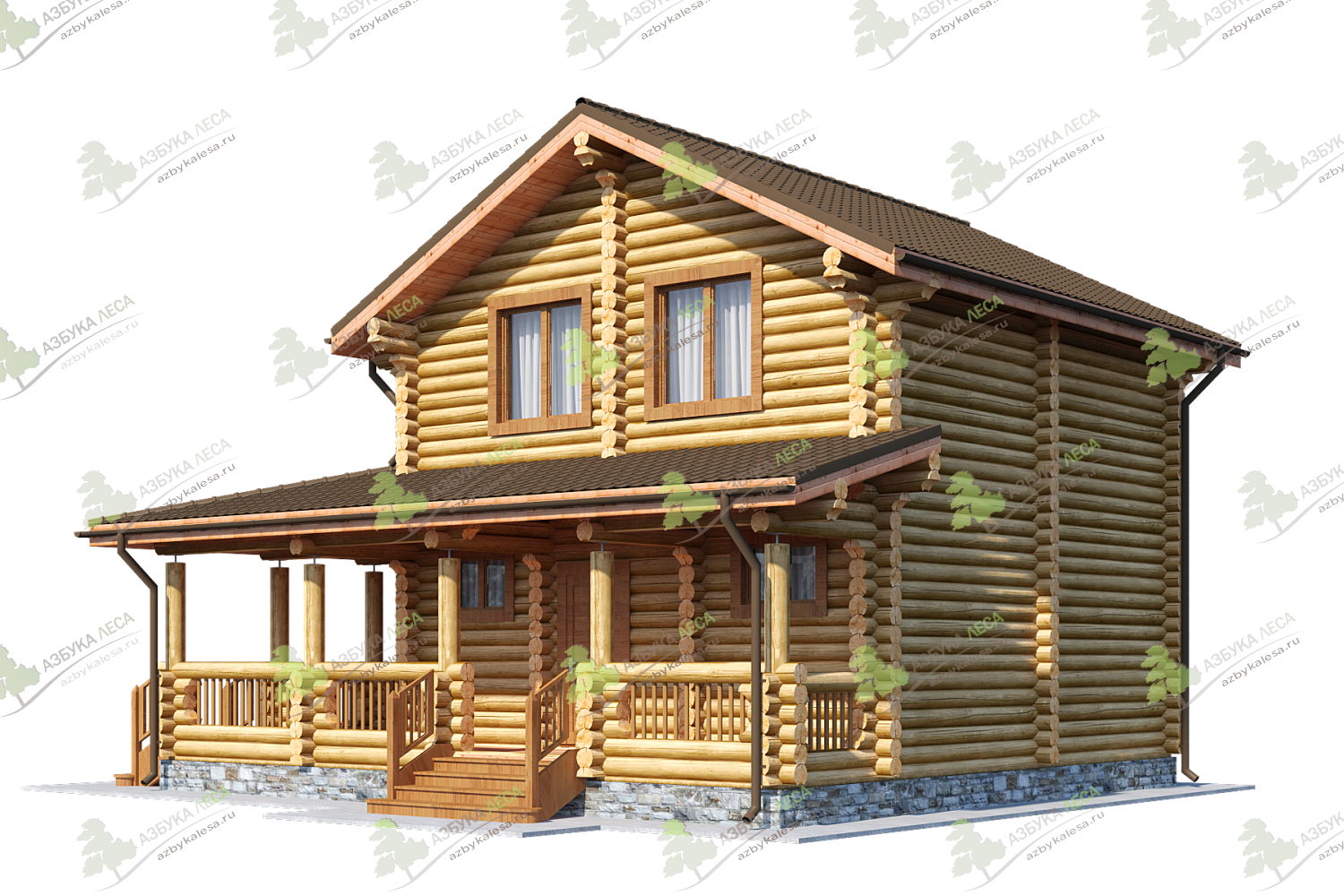 Готовые проекты деревянных домов - дом БОЯРИН
