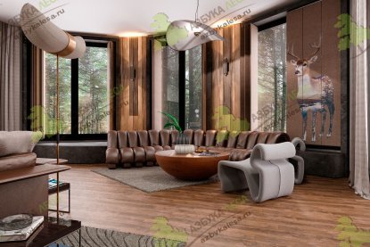 Цены на дизайн интерьера деревянного дома