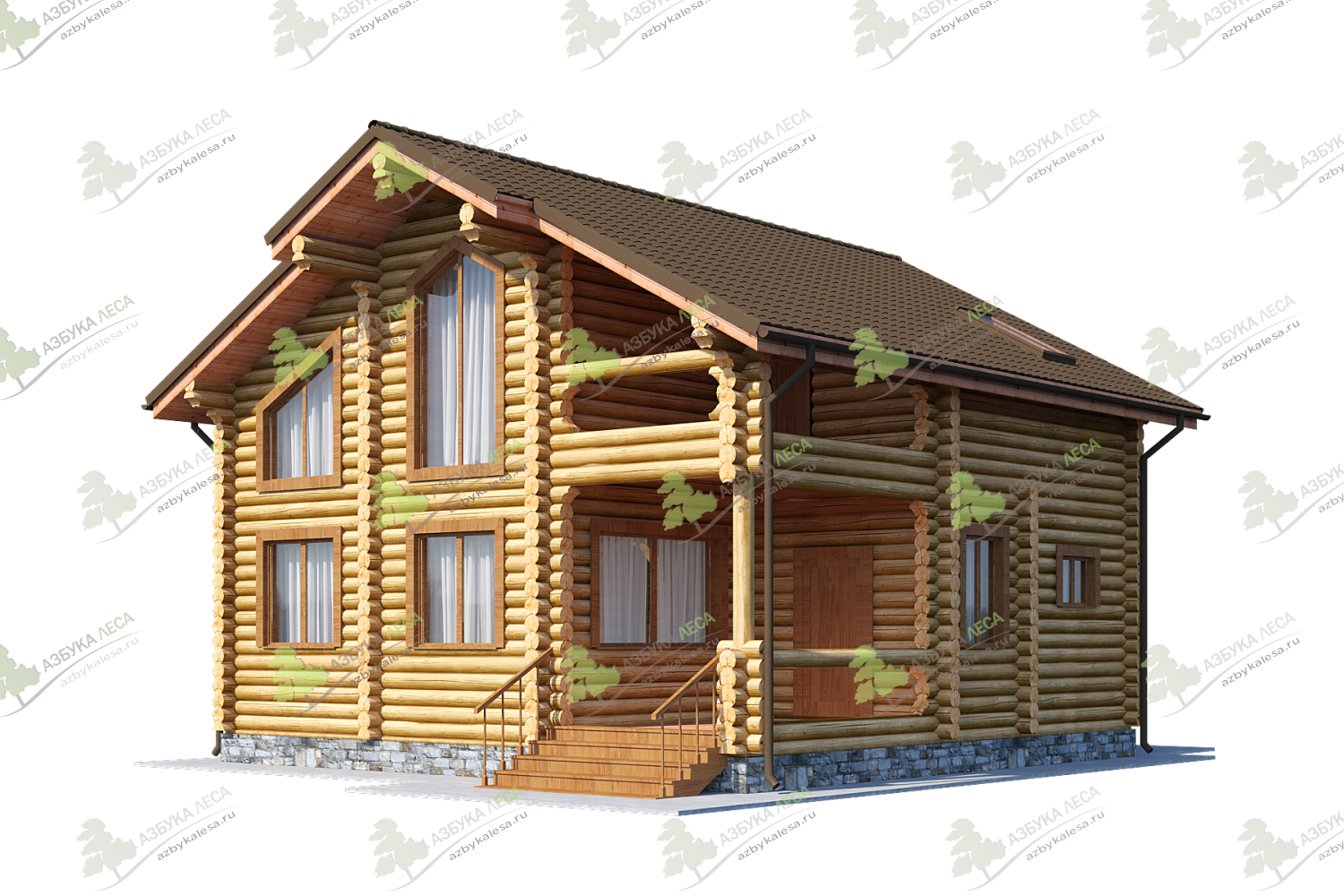 Лучшие деревянные дома - дома АКВАРЕЛЬ