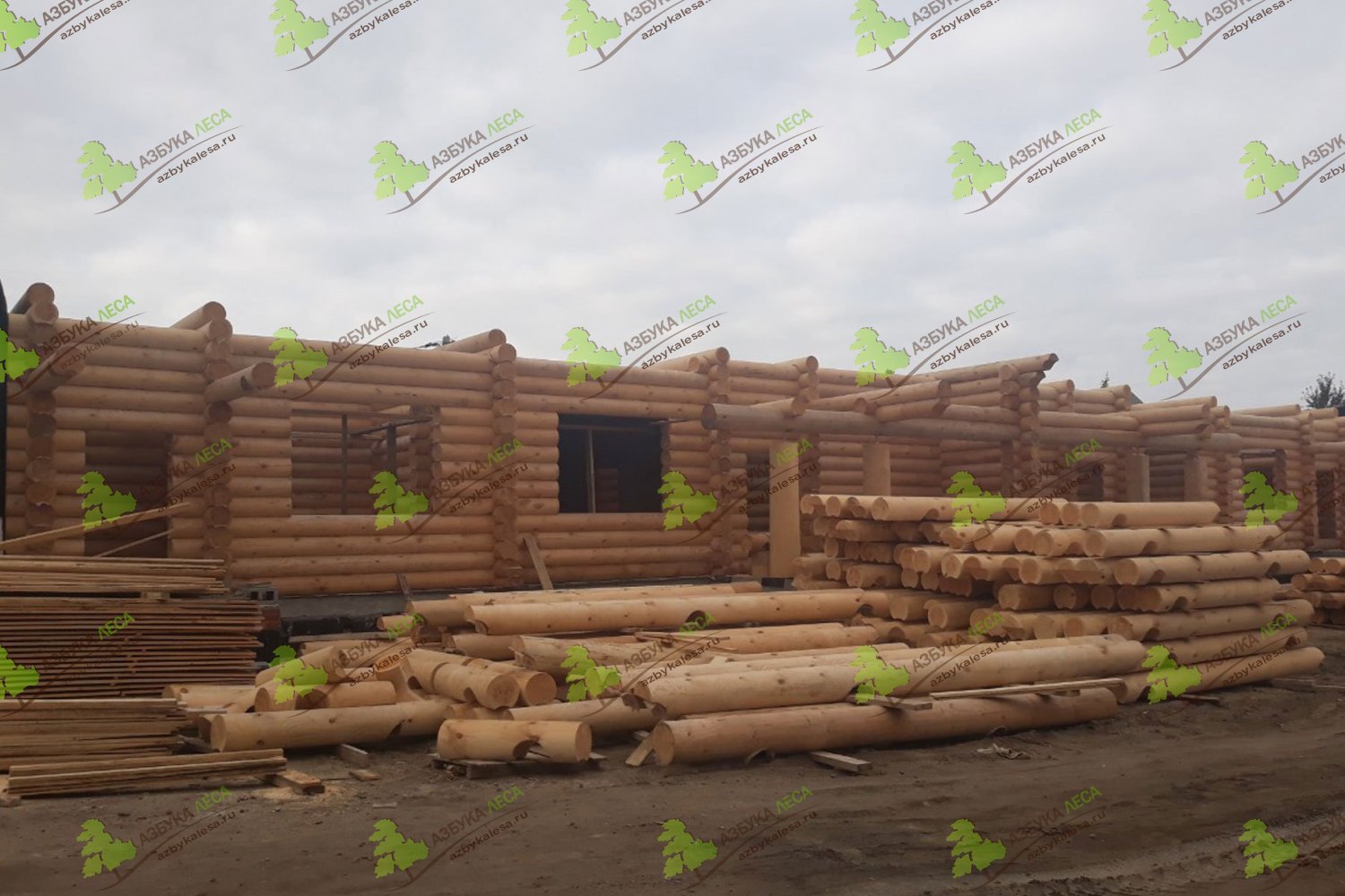 Строительство деревянных домов из бревна