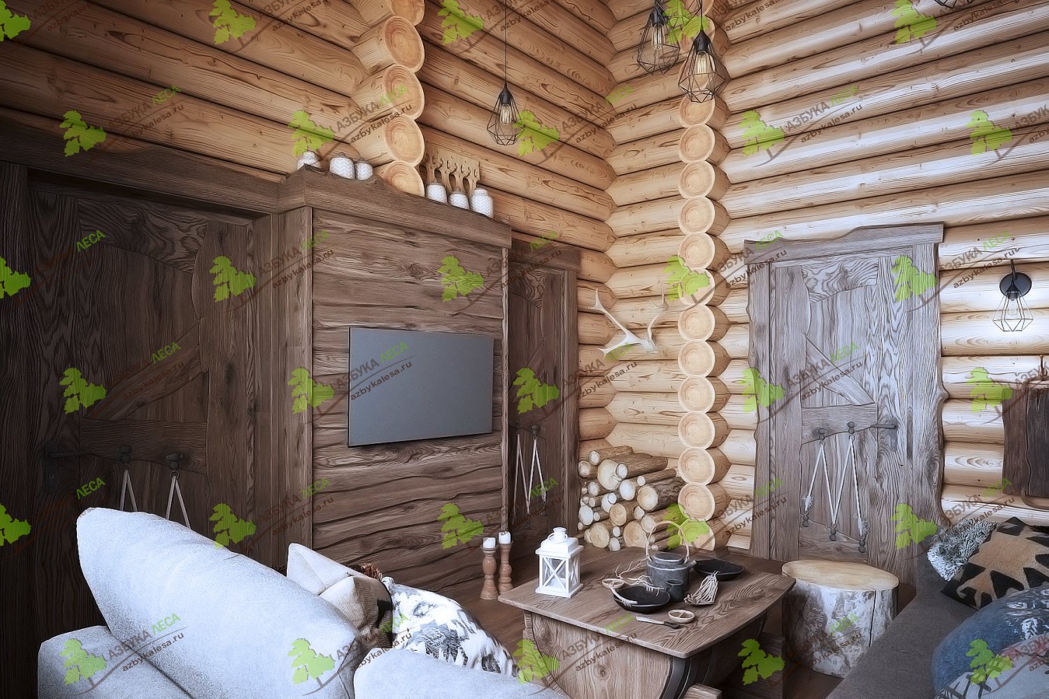 Дизайн деревянной бани