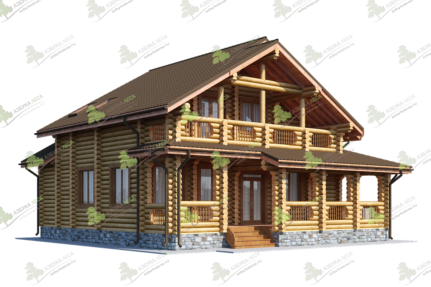 Проект деревянного дома УДАЧНЫЙ