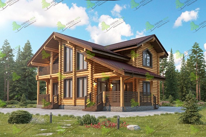 Проект деревянного дома ВИНТЕРФЕЛЛ