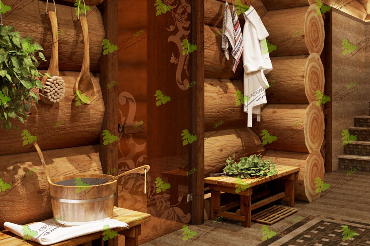 Дизайн проект деревянной бани